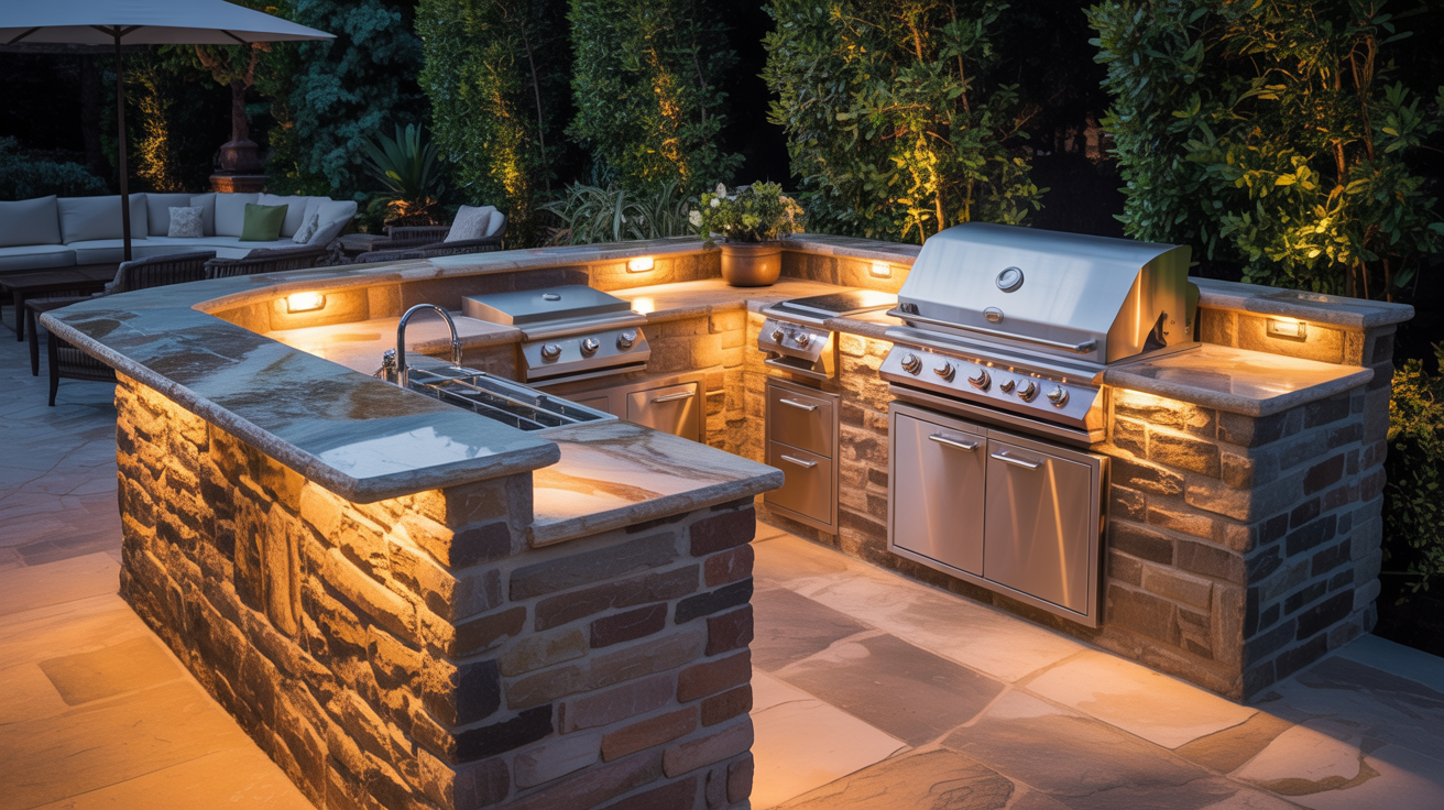 Designing the Perfect Outdoor Kitchen with Natural Stone